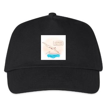 Beckenrand Rebellion  - Kinder Basecap - Schwarz - Vorne