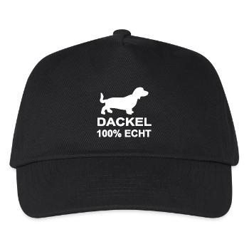 Teckel - Casquette de baseball Enfant - noir - Devant