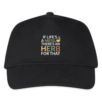 Certified Clinical Botanical Specialist Apparel  - Kids’ Baseball Cap - black - Front