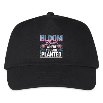 Bloom Bloom Where You Are Planted Self Love - Kids’ Baseball Cap - black - Front