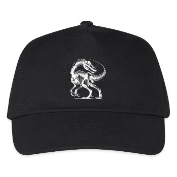 Tattoo Dino Fossil Fever dans le style comic - Casquette de baseball Enfant - noir - Devant