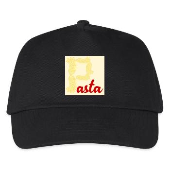 Pâtes et nouilles, plat préféré - Casquette de baseball Enfant - noir - Devant