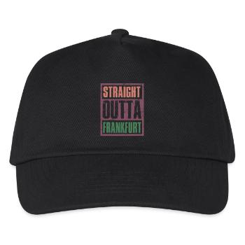 Straight Outta Frankfurt - Kids’ Baseball Cap - black - Front
