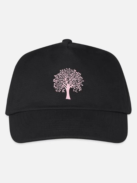 Icon Pink Jumbo Tree Print Silhouette - Kinder Basecap - Schwarz