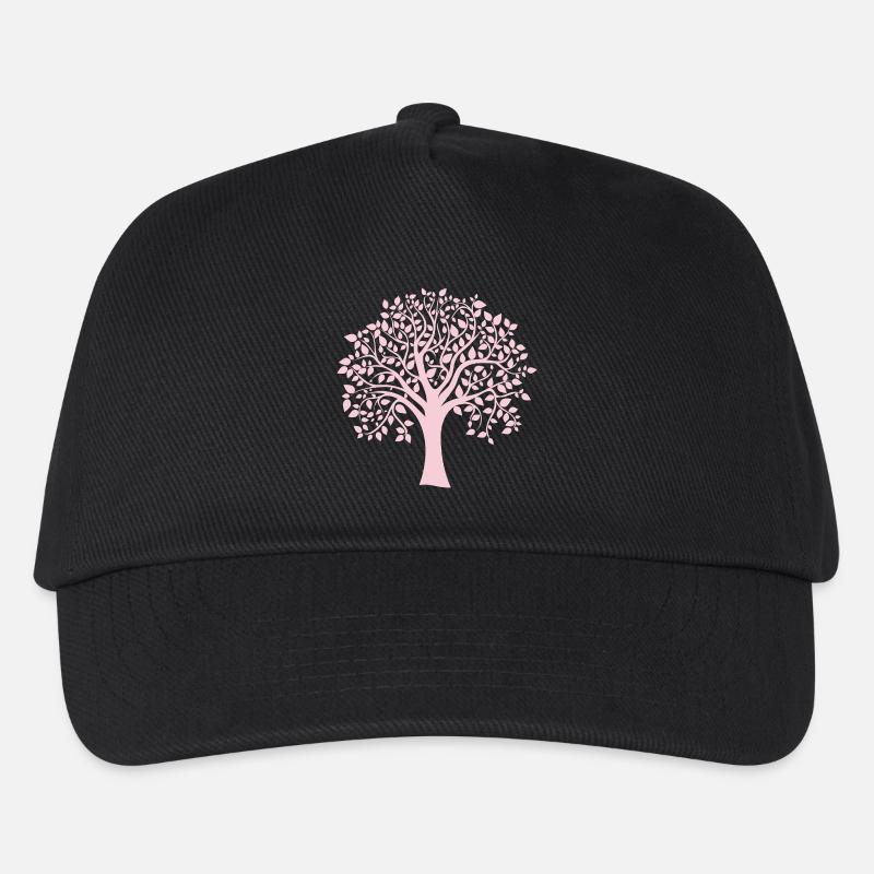 Icon Pink Jumbo Tree Print Silhouette - Kinder Basecap - Schwarz