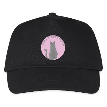 Cat with attitude - Kids’ Baseball Cap - black - Front