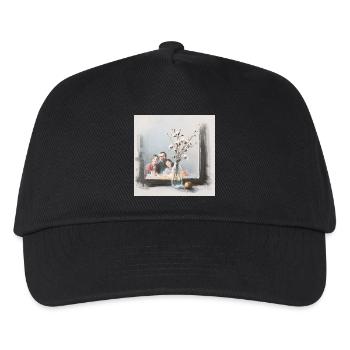 Family breakfast - Kids’ Baseball Cap - black - Front