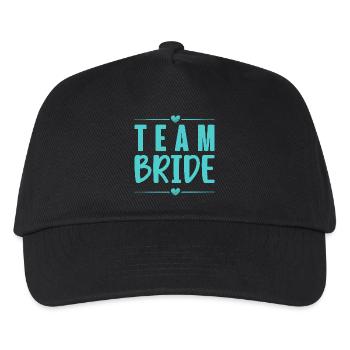Team Braut JGA - Kinder Basecap - Schwarz - Vorne