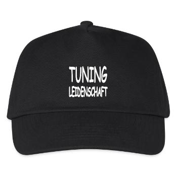 Tuning - Kinder Basecap - Schwarz - Vorne