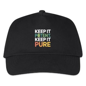 Équipement certifié en pharmacologie clinique - Casquette de baseball Enfant - noir - Devant