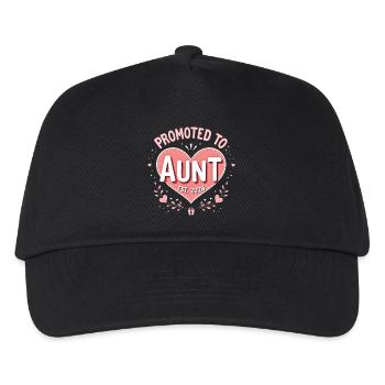 Tante 2026 Tante 2026 Befördert zu Tante 2026 - Kinder Basecap - Schwarz - Vorne