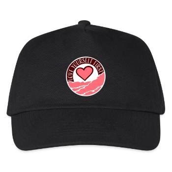 Love Yourself First Self-Love Self-Care - Kids’ Baseball Cap - black - Front