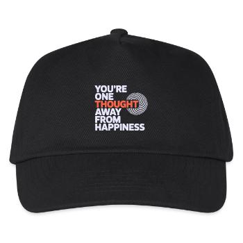Hypnotist One Thought Away From Happiness Pro  - Kids’ Baseball Cap - black - Front