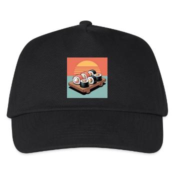 Sushi - Kinder Basecap - Schwarz - Vorne