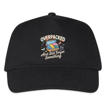 T-shirt de voyage drôle de randonnée autour du monde - Casquette de baseball Enfant - noir - Devant