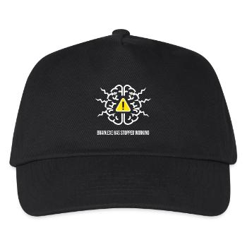BRAIN.EXE HAS STOPPED WORKING - Panne Cérébrale BL - Casquette de baseball Enfant - noir - Devant