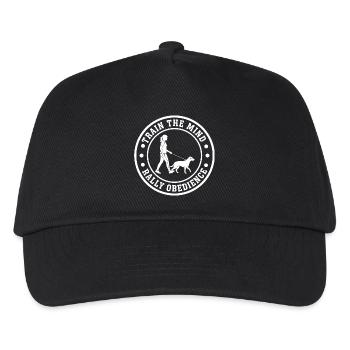 Echte Rally Obedience Hundesport Training - Kinder Basecap - Schwarz - Vorne