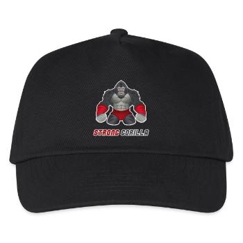 Gorilla MMA Workout - Casquette de baseball Enfant - noir - Devant