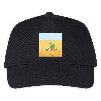Graine d’espoir en désert - Casquette de baseball Enfant - noir - Devant