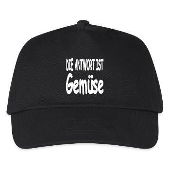Vegetable - Kids’ Baseball Cap - black - Front