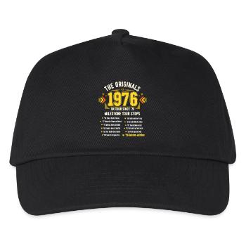 50th Birthday 1976 World Tour – Rock Legend - Kids’ Baseball Cap - black - Front