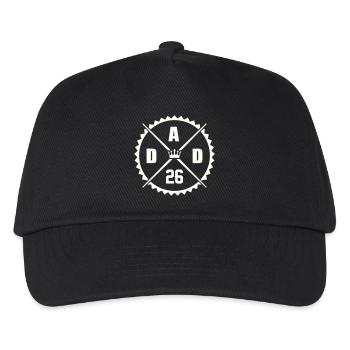 Dad 26 - Kinder Basecap - Schwarz - Vorne