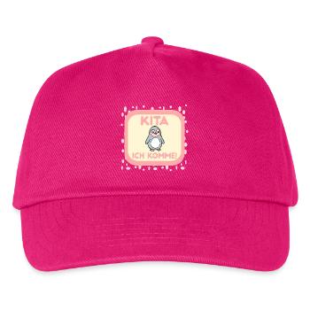 Erster Tag KITA - Kinder Basecap - Fuchsia - Vorne