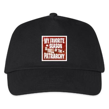 My favorite season is Fall of the Patriarchy - Kids’ Baseball Cap - black - Front