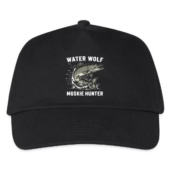Fishing River Wolffish Aquatic Muskie - Kids’ Baseball Cap - black - Front