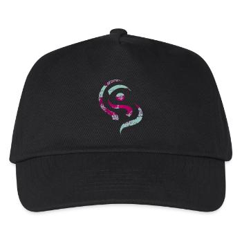 yoga_design_13 - Kids’ Baseball Cap - black - Front