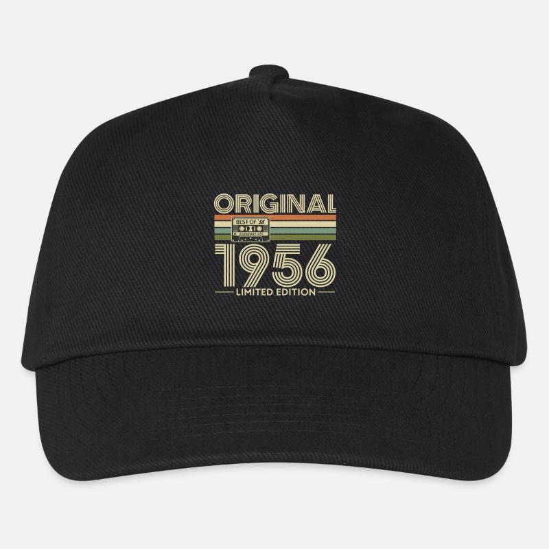 Original 1956 Vintage Cassette Edition - Kids’ Baseball Cap - black