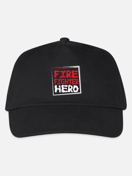 FIREFIGHTERHERO - Kids’ Baseball Cap - black