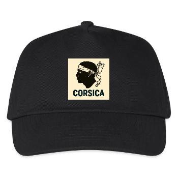 Corsican souvenirs - Kids’ Baseball Cap - black - Front