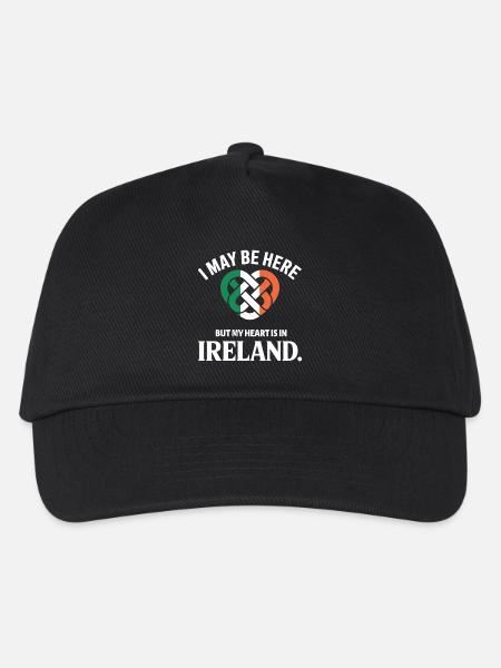 Irish Heart Celtic Knot Pride - Kinder Basecap - Schwarz