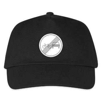 De nouveau autorisé les dépassements à vélo - Casquette de baseball Enfant - noir - Devant