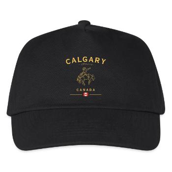 Calgary Rodeo Gold Alberta Canada - Casquette de baseball Enfant - noir - Devant