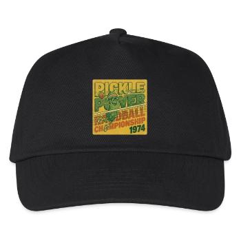 Pickle Power Handball Championship 1974 Retro - Kids’ Baseball Cap - black - Front