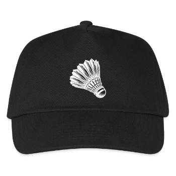 Tattoo Badminton - Sport mit Geschwindigkeit - Kinder Basecap - Schwarz - Vorne