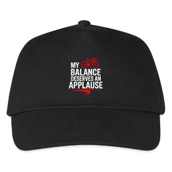 Professional Bicycle Acrobatics Performance Art  - Kids’ Baseball Cap - black - Front