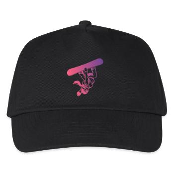 Slopestyle Salto Freestyle Sports d’hiver - Casquette de baseball Enfant - noir - Devant