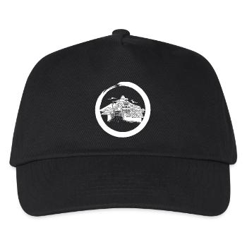White Japanese Landscape - Kids’ Baseball Cap - black - Front