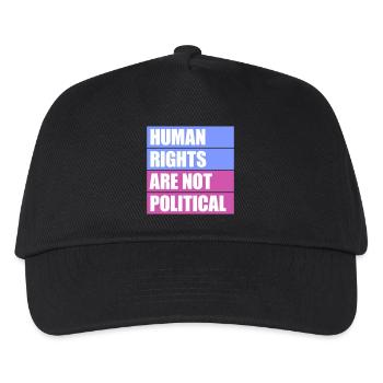 Human Rights Are Not Political Menschenrechte Logo - Kids’ Baseball Cap - black - Front