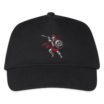 Spartan Spear Attack Mascot Spartan Spear - Kids’ Baseball Cap - black - Front