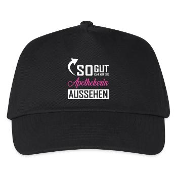 So gut kann nur eine Apothekerin aussehen - Kinder Basecap - Schwarz - Vorne