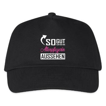 So gut kann nur eine Altenpflegerin aussehen - Kinder Basecap - Schwarz - Vorne