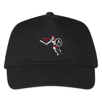 Spartan Attack Sword Shield Spartan Mascot - Kids’ Baseball Cap - black - Front
