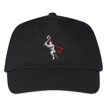 Spartan Warrior Axe Maskottchen Spartan Axeman - Kinder Basecap - Schwarz - Vorne