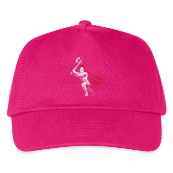 Spartan Warrior Axe Maskottchen Spartan Axeman - Kinder Basecap - Fuchsia - Vorne