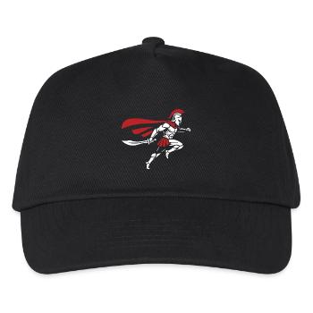 Spartan Sprint Sword Mascot Spartan Runner - Kids’ Baseball Cap - black - Front