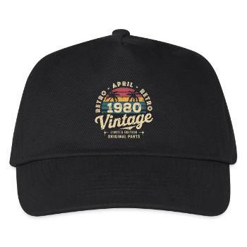 Avril 1980 – April 1980 - Kinder Basecap - Schwarz - Vorne